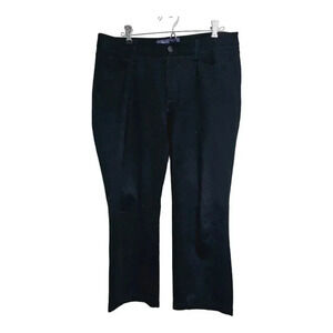 NYDJ not your daughters jeans black cropped cotton stretch jeans 10